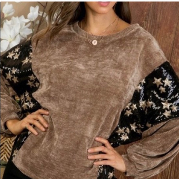 Sweaters - 🔥SALE🔥Stunning Mocha Top
